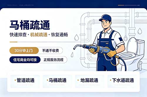长安马桶疏通