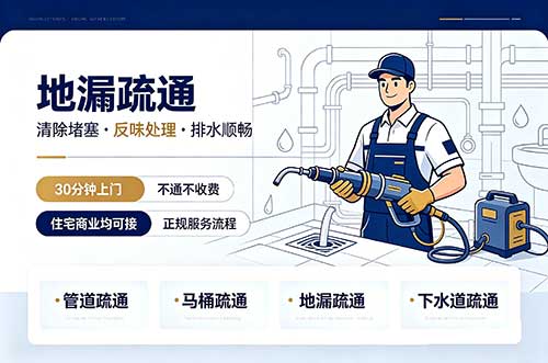 长安地漏疏通